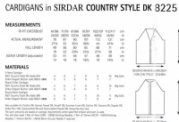 Knitting Pattern - Sirdar 8225 - Country Style DK - Cardigans